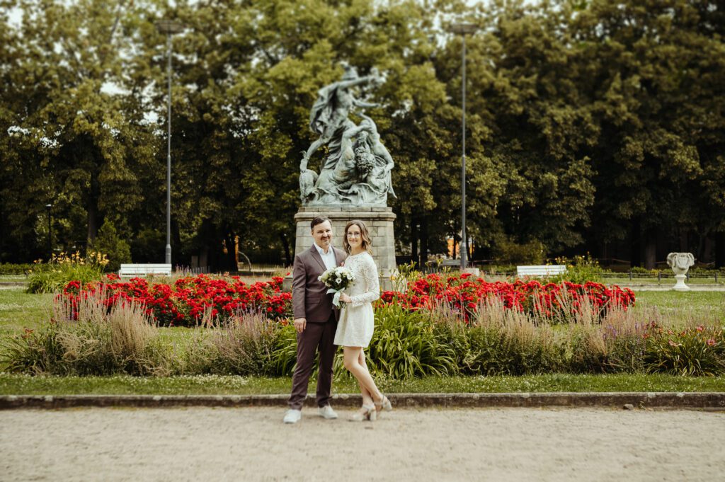 sesja poślubna park wilsona poznań