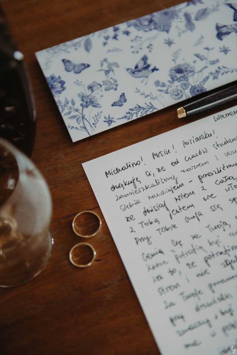 Przysięga małżeńska. Męskie dodatki ślubne. Obrączki.